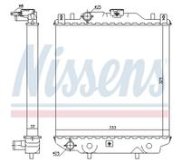 Kühler Wasserkühler Motorkühler Para Suzuki Alto Daewoo Tico HA11 1.0 KLY3 0.8