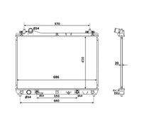 Kühler Wasserkühler Motorkühler Para Suzuki Grand Vitara II JT TE TD 2.0 AWD 2.4