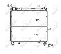 Kühler Wasserkühler Motorkühler Para Suzuki Samurai Geländewagen Cerrado SJ