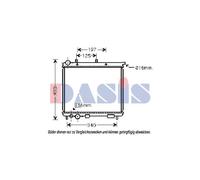 Kühler Wasserkühler para Citroën C3 I Peugeot 207 FC FN HB WA 28