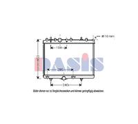 Kühler Wasserkühler Para Peugeot 207 CC 208 Citroën C3 Picasso DS3 WD CA CC