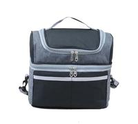 Kühlertasche, Mittagessenkühler, Lunchbühne mit großer Kapazität für, Multifunktionale für Erwachsene, mit einem geräumigen U-förmigen Öffnen und einLebensmittelbehälter für Picknick, Reisen