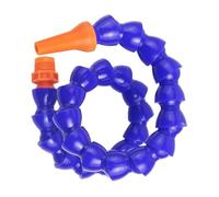 Kühlmittelleitung 1/2 3/8 1/4 ''rosca macho 300~700mm boquilla plana de tubo de aceite de agua Flexible de plástico for fresado CNC(G3l8-Flat,10PCS_LENGTH 500MM)