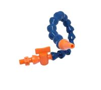 Kühlmittelleitung Tubo de enfriamiento torno boquilla redonda 1/8 "tubo mangueras refrigerante aceite agua Flexible plástico con válvula for CNC(Right Angle 3.2,300MM_WITHOUT SWITCH)