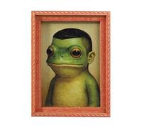 Kühlschrankmagnet fosch - Süßer Holz-fosch-Magnet Im Vintage-Stil, Lustiger Heimbedarf, Vintage-Frosh-Magnet, Für Freunde, Küche, Schrank, Karneval, Halloween, Winter, Party, Zuhause, Büro,