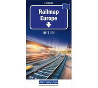 Kümmerly+Frey Europa, Railmap 1:5 Mio.: Praktisch, übersichtlich und unverzichtbar für Bahnreisende: 0120 (Thematic maps)