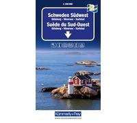 Kümmerly+Frey Regional-Strassenkarte 2 Schweden Südwest 1:250.000: Göteborg-Vänersee-Karlstad
