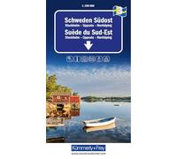 Kümmerly+Frey Regional-Strassenkarte 3 Schweden Südost 1:250.000: Stockholm-Uppsale-Norrköping