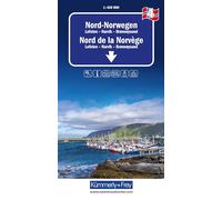 Kümmerly+Frey Regional-Strassenkarte 4 Nord-Norwegen 1:420.000: Mit Lofoten, Narvik, Brønnøysund inkl. Reiseinformationen