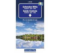 Kümmerly+Frey Regional-Strassenkarte 4 Schweden Mitte 1:250.000: Sundsvall-Falun-Gävle