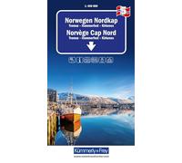 Kümmerly+Frey Regional-Strassenkarte 5 Norwegen Nordkap 1:450.000: Tromsø, Hammerfest, Kirkenes inkl. Reiseinformationen