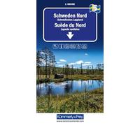 Kümmerly+Frey Regional-Strassenkarte 5 Schweden Nord 1:400.000: Schwedisches Lappland