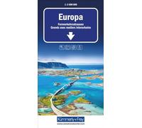 Kümmerly+Frey Strassenkarte Europa Fernverkehrsstrassen 1:3,6 Mio.: Fernverkehrsstrassen inkl. Ortsverzeichnis (Road maps)
