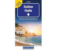 Kümmerly+Frey Strassenkarte Italien Nord+Süd 1:650.000: Detaillierte Doppelkarte inkl. Transitpläne, Ortsverzeichnis und Reiseinformationen (Road maps)