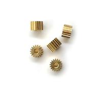 KUENCE 182A 0,3 M piñón de Cobre 18 Dientes OD = 6mm Agujero 1,95mm Piezas de la máquina del Motor Engranaje 5 unids/Lote