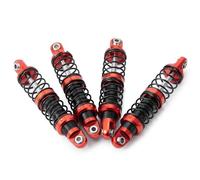 KUENCE 4 amortiguadores ajustables de aceite 75/85/95/105/115/125 mm D90 SCX10 TRX-4 1/10 RC piezas de actualización de coche (85 mm, 4 piezas)