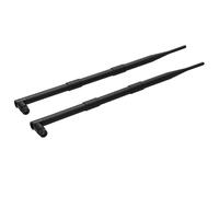 KUENCE Antena omnidireccional 9dbi de 2,4 GHz, 2 uds., con Conector RP-SMA Macho/SMA Macho, Antenas con Orificio Interior/Pin for Barco de Pesca con Cebo RC (Color : Inner Hole)