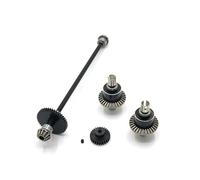 KUENCE Diferencial de montaje central de modificación de metal para WLtoys 1/14 144010 144001 144002 piezas de coche RC (Schwarz)