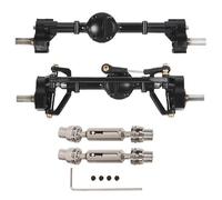 KUENCE Eje portal delantero y trasero con eje de transmisión de metal para WPL C14 C24 C24-1 C34 C44 B14 B24 1/16 RC Car Upgrades Partes (B)