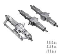 KUENCE Eje trasero intermedio delantero de metal para WPL B16 B36 JJRC Q60 Q63 Q64 Fayee FY004 MN-77 6WD 6X6 RC piezas (A)