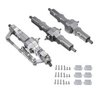 KUENCE Eje trasero intermedio delantero de metal para WPL B16 B36 JJRC Q60 Q63 Q64 Fayee FY004 MN-77 6WD 6X6 RC Actualizaciones de piezas (B)