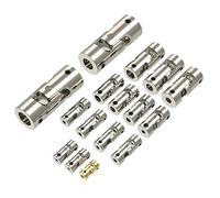 KUENCE Junta Universal de Metal Cardan for Barco a Control Remoto, 2mm/2,3mm/3mm/3.175mm/4mm/5mm/6mm/8mm/10mm, acoplamientos de cardán, Conector de Eje de Motor(D9L23-3.17 to 3.17)