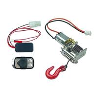 KUENCE Para LDRC LD-P06 LD P06 Unimog cabrestante de metal 1/12 RC Truck Car Upgrade Parts Accesorios (cabrestante y controlador)