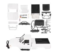 KUENCE Para WPL C14 C24 C24-1 C54 sin montar 190 mm distancia entre ejes carcasa de coche 1/16 RC accesorios de piezas de repuesto (C24-1 blanco)