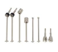 KUENCE Wltoys 104001 104002 - Juego de piezas de repuesto de metal delantero medio trasero CVD Dogbone 1/10 RC Car Upgrade Parts