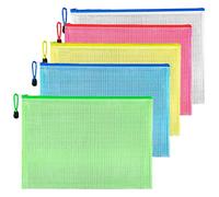 KUENG Carpetas Portafolios Carteras para Documentos de plástico A4 para la Oficina de la Escuela Documento Carpeta A4 documento Carteras mix5pcs