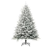 Künstlicher Weihnachtsbaum 180 cm beschneit für Weihnachten - Realistischer PE/PVC Baum mit Stahlständer - Langlebig & pflegeleicht - Ideal für Wohnzimmer & Festtagsdeko