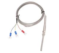 Kueohse 0-400C PT100 Tipo 5mm x 50mm Sonda termopar controlador de temperatura 2 Metros