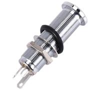 Kueohse 1/4 cromo cilindro montado buje bueno para guitarra eléctrica bajo