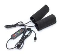 Kueohse 1 Calefactable para Manillar de Motocicleta, 5 V, 2 A, USB, Calentador de 3 Marchas, Puños Calefactables.