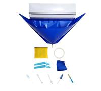 Kueohse 1 juego de cubiertas de limpieza de aire acondicionado, herramienta de limpieza sin desmontar para aire acondicionado