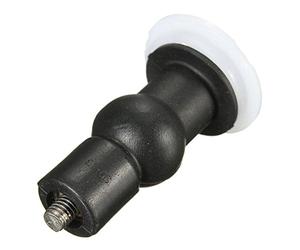 Kueohse 1 par de tornillos para la tapa de inodoro de asiento de color negro