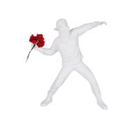 Kueohse 1 pieza Escultura de Lanzador de Flores de Resina para Decoración del Hogar para Sala de Estar, Oficina, Escritorio, Estantería, Decoración