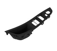 Kueohse 1 Uds Asiento de Conductor de Coche Reposabrazos Delantero Derecho Tirador de Puerta Interior 1 Orificio para F10 10-17 LHD Auto Interior Negro