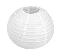 Kueohse 1 x lámpara de lámpara de papel japonés para bodas de fiesta, 40 cm (16), color crema