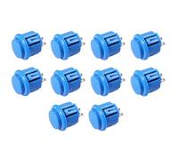 Kueohse 10 Botones de 24 mm, Responsivos, para Entusiastas de los Videojuegos, Color