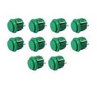 Kueohse 10 Botones de 24 mm, Responsivos, para Entusiastas de los Videojuegos, Color Verde.
