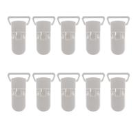 Kueohse 10 clips de plástico para chupete en forma de T, estilo maniquí, 10 unidades