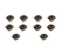 Kueohse 10 Conectores Octales de 8 Pines para Tubos de Vacío KT66, KT88, 6SL7, 6SN7, 6V6, 5AR4/GZ34. Uso Duradero B.