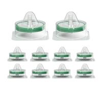 Kueohse 10 filtros de jeringa estériles PES (polietersulfona), filtración hidrofílica, diámetro de membrana de 33 mm, tamaño de poro de 0,22 m