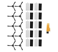 Kueohse 10 Filtros y 10 Cepillos Laterales para M201 T700 M520 M571 M501B M301 Robot Aspirador Kit de Accesorios de Repuesto