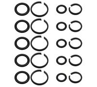 Kueohse 10 Juegos de Anillos de Retención para Llave de de 1/2 Pulgada y 3/8 Pulgada con Junta Tórica, Compatibles con Llave Eléctrica/Llave Neumática