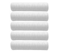 Kueohse 10 micras 10 x 2,5 hilos envueltos sedimento filtro de agua cartucho de filtro de sedimentos para toda la casa, universal para 10 RO viviendas