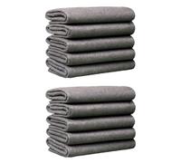 Kueohse 10 Paños de Limpieza Mágicos Gruesos para Vidrio, Paño de Limpieza de Microfibra, Paño de Microfibra para Ventanas y Coches, 20 X 25 Cm.