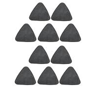 Kueohse 10 paños triangulares de microfibra para limpiar el polvo, accesorios de repuesto, almohadillas para la cabeza, limpieza de cristales, microfibra, recogedores de suelo, 10 unidades
