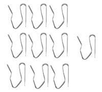 Kueohse 10 para cortinas, color plateado